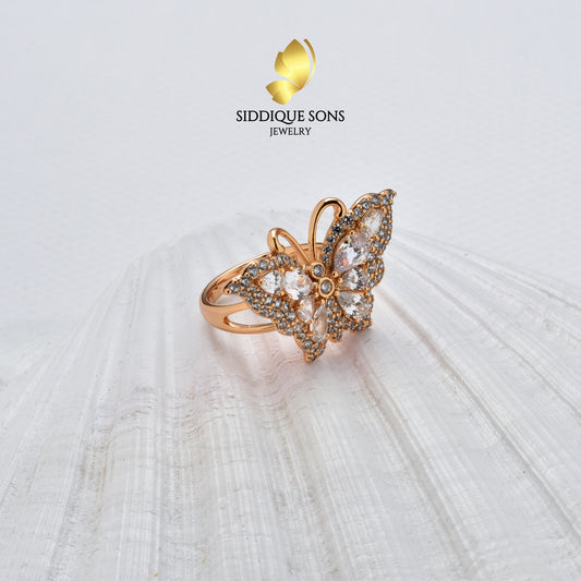 Elegant Butterfly Ring