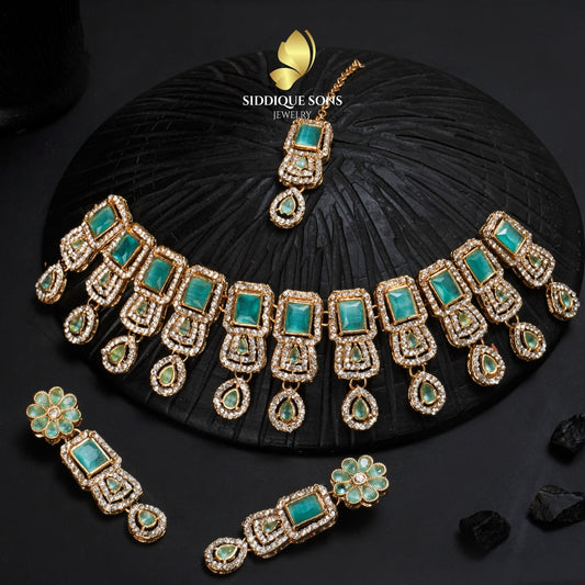 Elegant Zircon Partywear Necklace