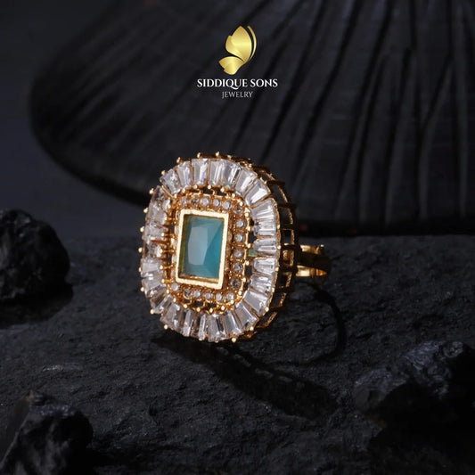 Elegant Teper Zircon Ring