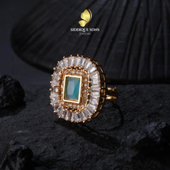 Elegant Teper Zircon Ring