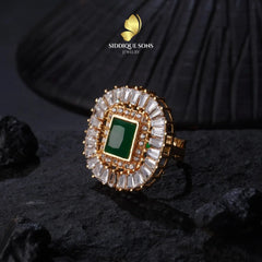 Elegant Teper Zircon Ring