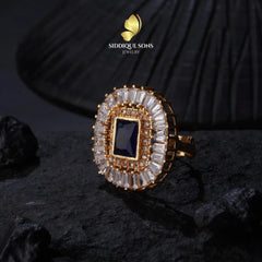 Elegant Teper Zircon Ring